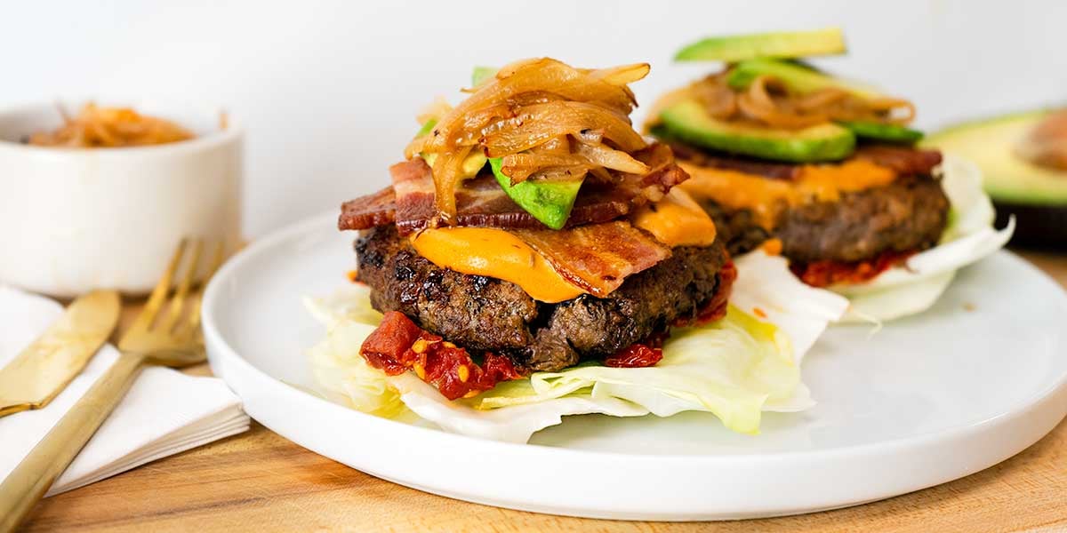Low Carb Keto Burger Recipe